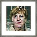 2015 Person Of The Year - Angela Merkel Framed Print