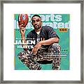 Philadelphia Eagles Qb Jalen Hurts September / October 2023 Sports Illustrated Kids Cover Framed Print