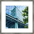 Phildelphia Ben Franklin Bridge Framed Print