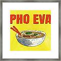 Pho Eva Framed Print