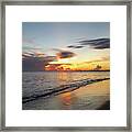 Photo 109 Beach Sunset Framed Print