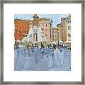 Piazza Navona - Rome, Italy Framed Print