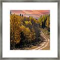 Pikes Peak Autumn Sunrise Framed Print