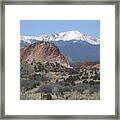 Pikes Peak Framed Print