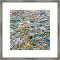 Piled Up Garbage On The Beach Of Kaladan River Framed Print