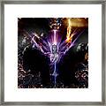 Pillar Of Fire Framed Print