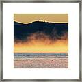 Pillars In The Mist Framed Print