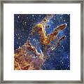 Pillars Of Creation, Jwst Image Framed Print