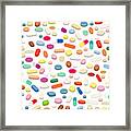 Pills Vector Illustration Framed Print