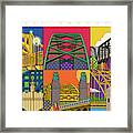 Pittsburgh City Of Bridges Horizontal Framed Print