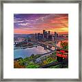Pittsburgh Sunrise Framed Print