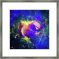 Planets Obscured In A Nebula Cloud Framed Print