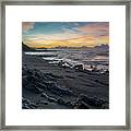 Playa Escondida At Sunrise-samara-costa Rica Framed Print