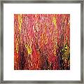 Playing With The Primal Fire Flow Codes Framed Print