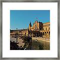 Plaza De Espana Bridge View Framed Print