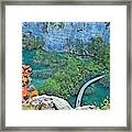 Plitvice Lakes View From Above Framed Print