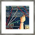 Plugged In Switchboard Framed Print