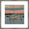 Plymouth Harbor - Summertime Framed Print