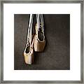 Pointe Shoes Chiaroscuro Framed Print