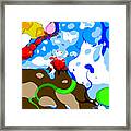 Poisonous Frogs Framed Print