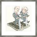 Political Stress Test Framed Print