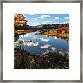 Pond On Carriage Road Framed Print
