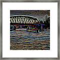 Ponquogue Bridge Framed Print