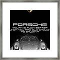 Porsche - Youth Is Much Better When You Are Old Enough To Enjoy It Framed Print
