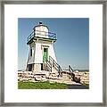 Port Clinton Lighthouse Up Close 1 Framed Print