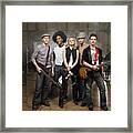 Portrait Of A Rock Band Framed Print