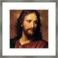 Portrait Of Christ Framed Print