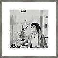 Portrait Of Coco Chanel, 1954 Framed Print