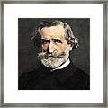 Portrait Of Giuseppe Verdi By Giovanni Boldini, Detail Framed Print