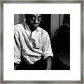 Portrait Of James Baldwin Framed Print
