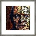 Portrait Of The Actor - Anthony Hopkins By Vart Framed Print