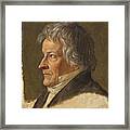 Portrait Of Thorvaldsen Framed Print