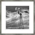 Prairie Windmill Framed Print
