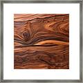 Premium Walnut Wood Texture. Super Long Walnut Planks Texture Background.texture Element Framed Print