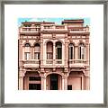 Pretty In Pink And Blue Framed Print
