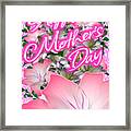 Pretty Pink Mother's Day Cards Framed Print