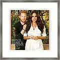 2021 Time100 - Prince Harry And Meghan Framed Print