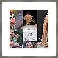 Proud Elf Family Framed Print