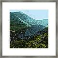 Provence Alpes 4 Framed Print