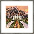 Provo, Utah Lds Temple Framed Print