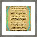 Psalm 23 Framed Print