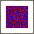 Psychedelic Drip Framed Print