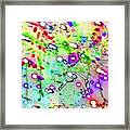 Psychedelic Whiteout Framed Print