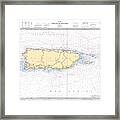 Puerto Rico And Virgin Islands, Noaa Chart 25640 Framed Print