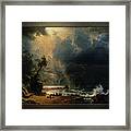 Puget Sound On The Pacific Coast By Albert Bierstadt Framed Print