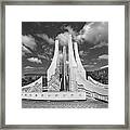 Purdue University Engineering Fountain Framed Print